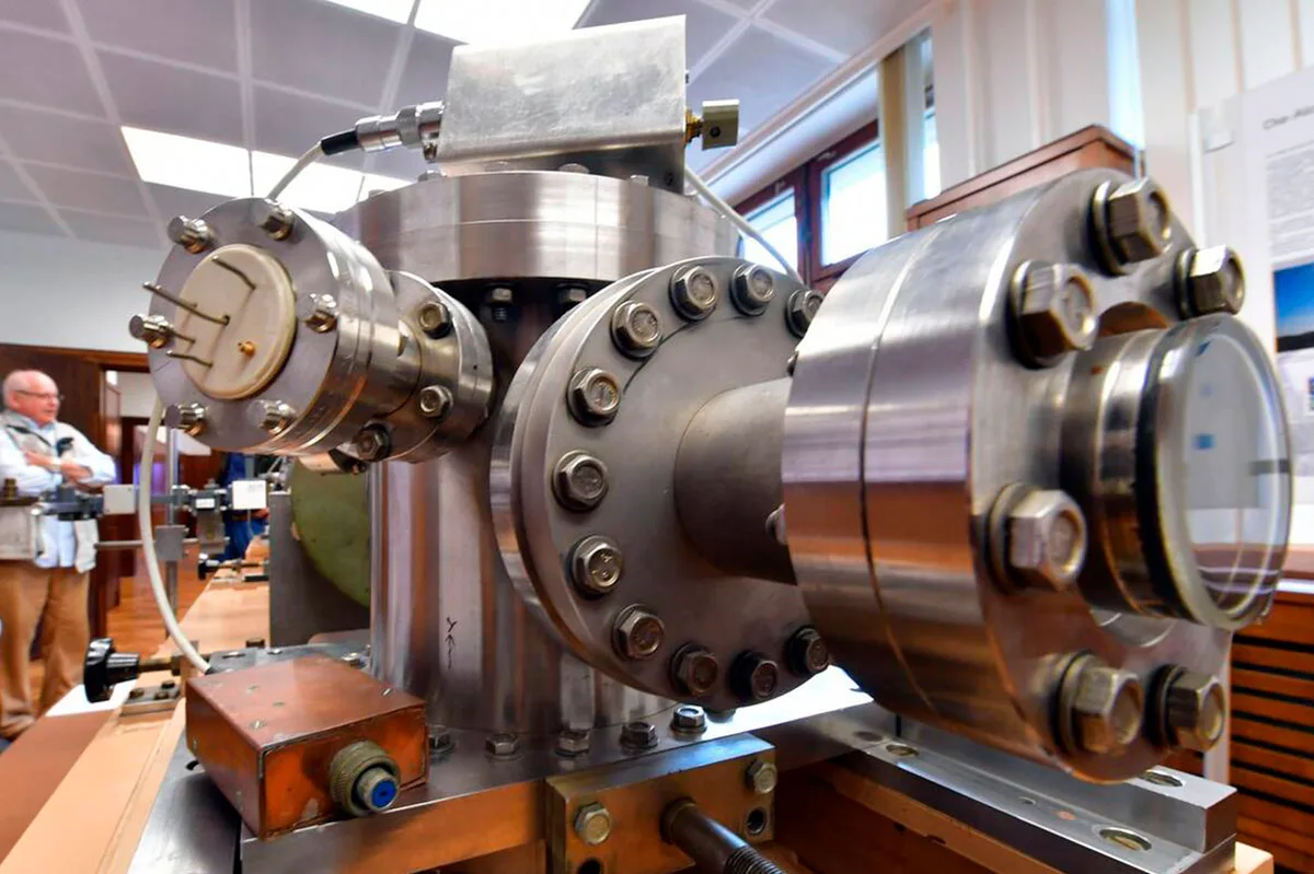 Atomic clock build and stored in Germany