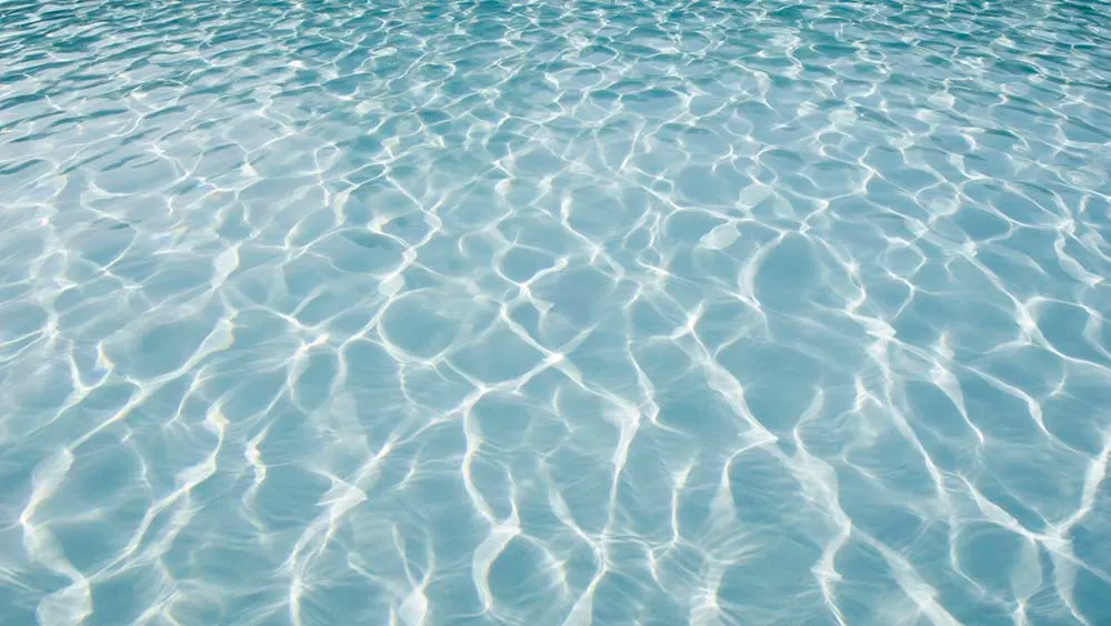 Swimming pool, full frame When light strikes the surface of water and passes through it, the angles of incidence and refraction differ © Getty Images