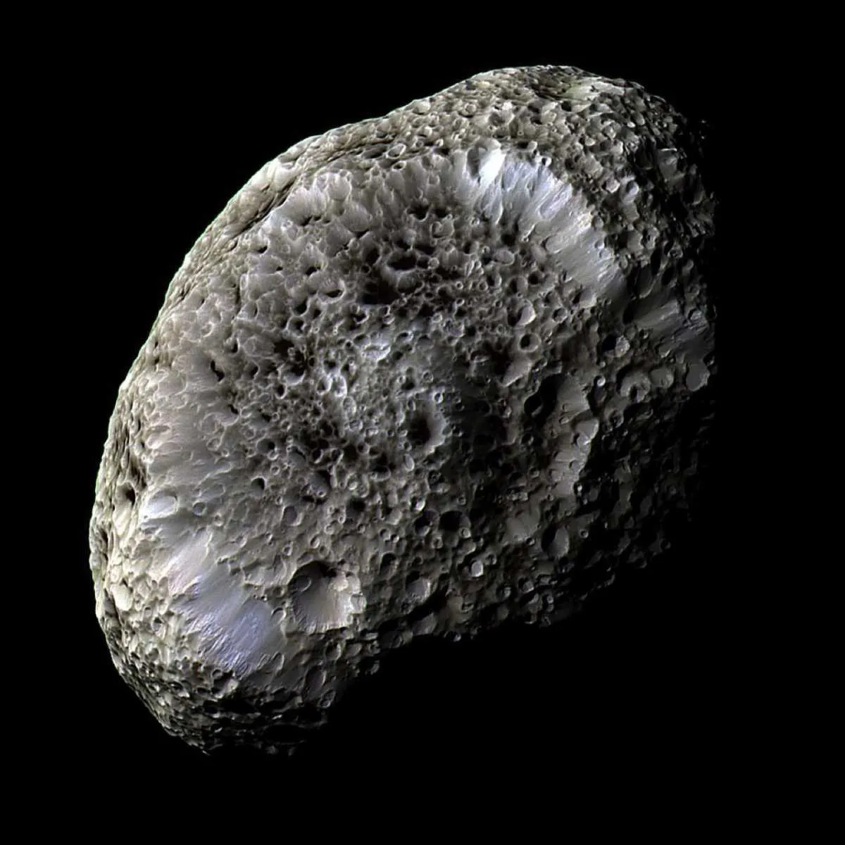 Saturn moon Hyperion © NASA Saturn moon Hyperion © NASA