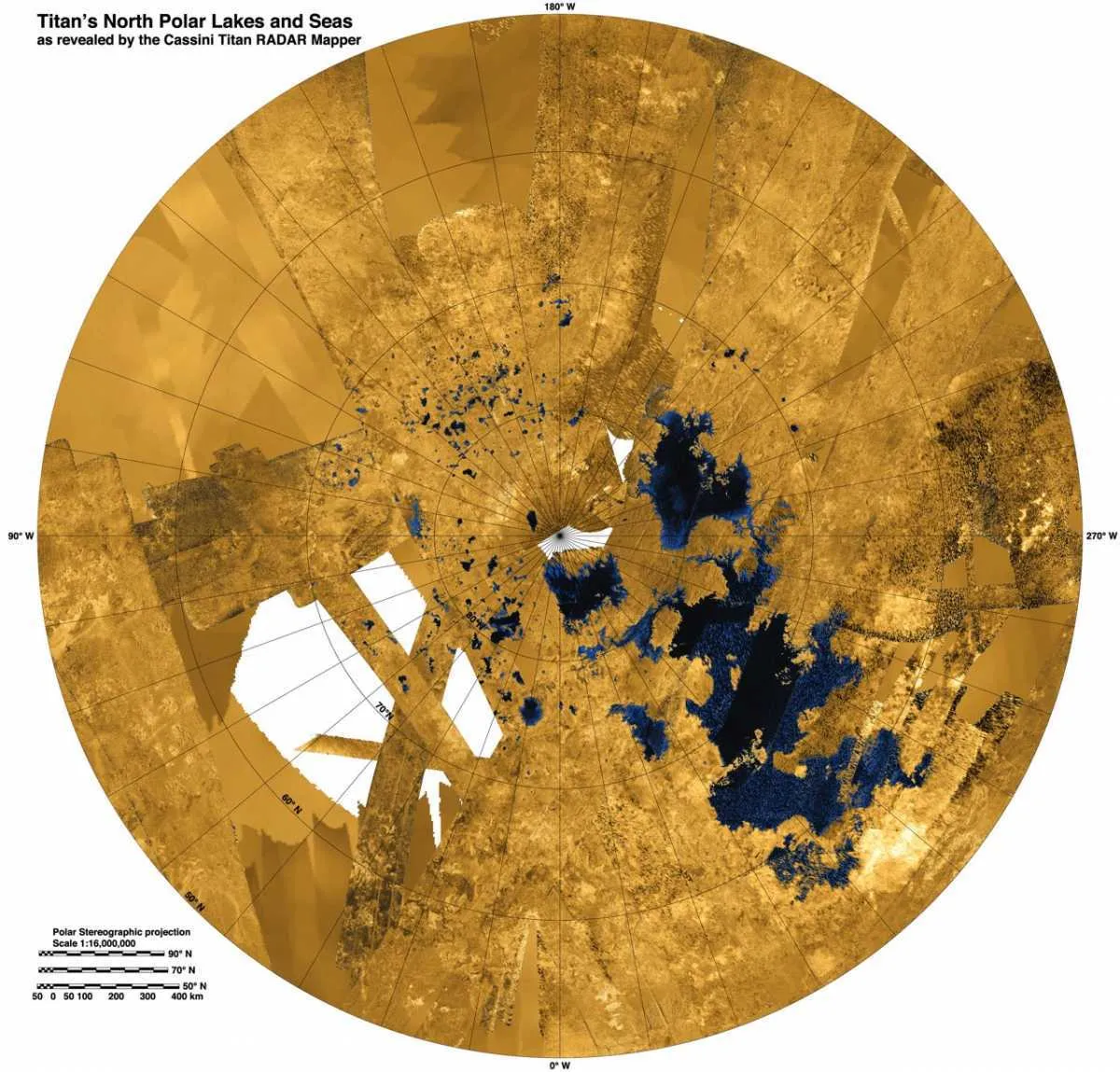 Titan's topography © NASA Titan's topography © NASA