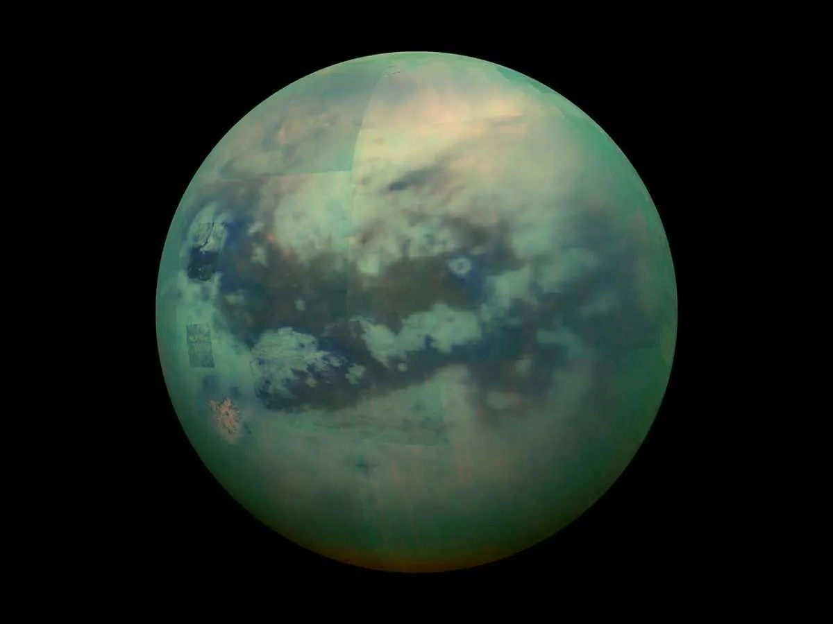 Infrared image of Titan © NASA Infrared image of Titan © NASA