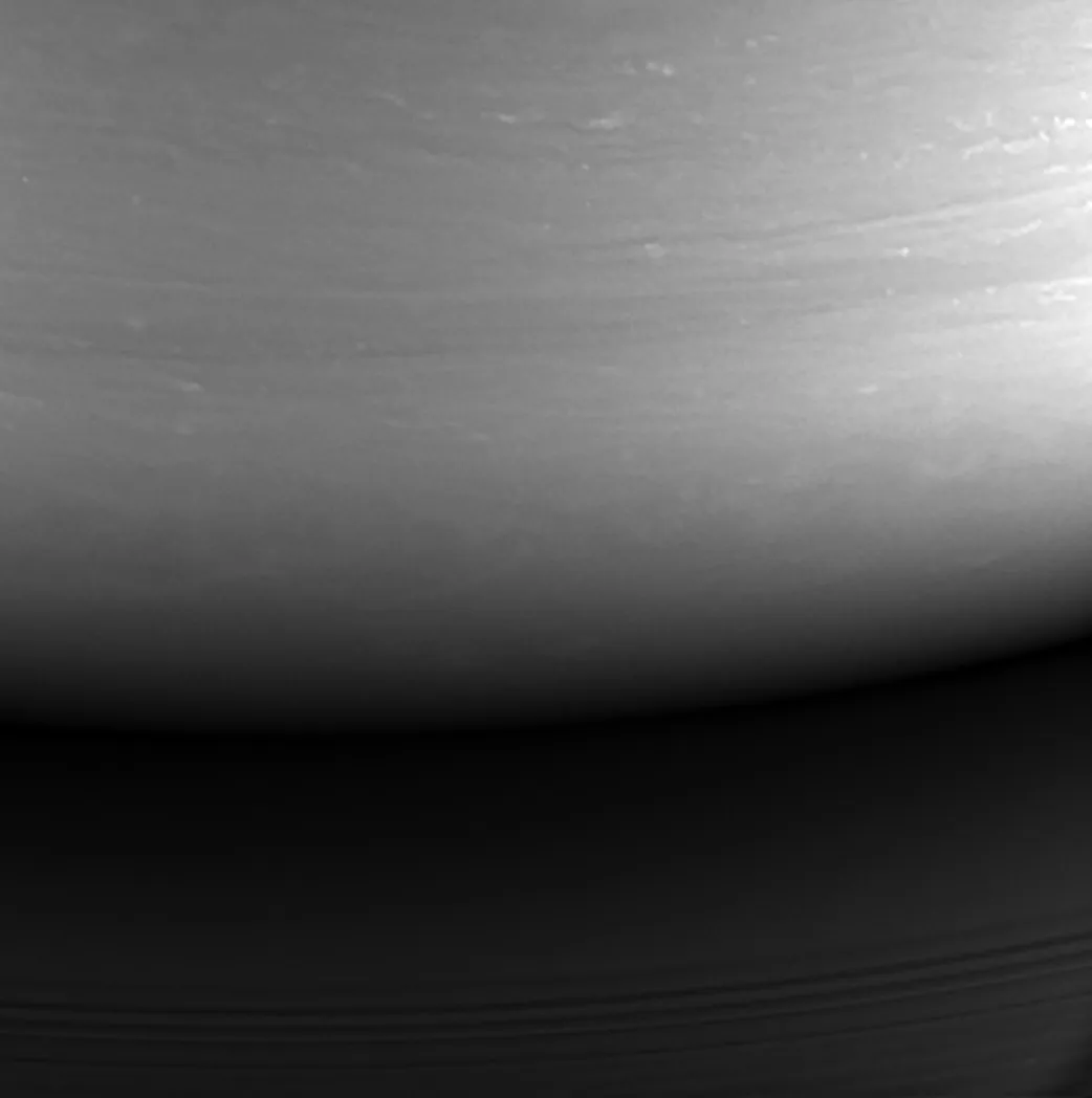 Impact Site: Cassini's Final Image © NASA Impact Site: Cassini's Final Image © NASA